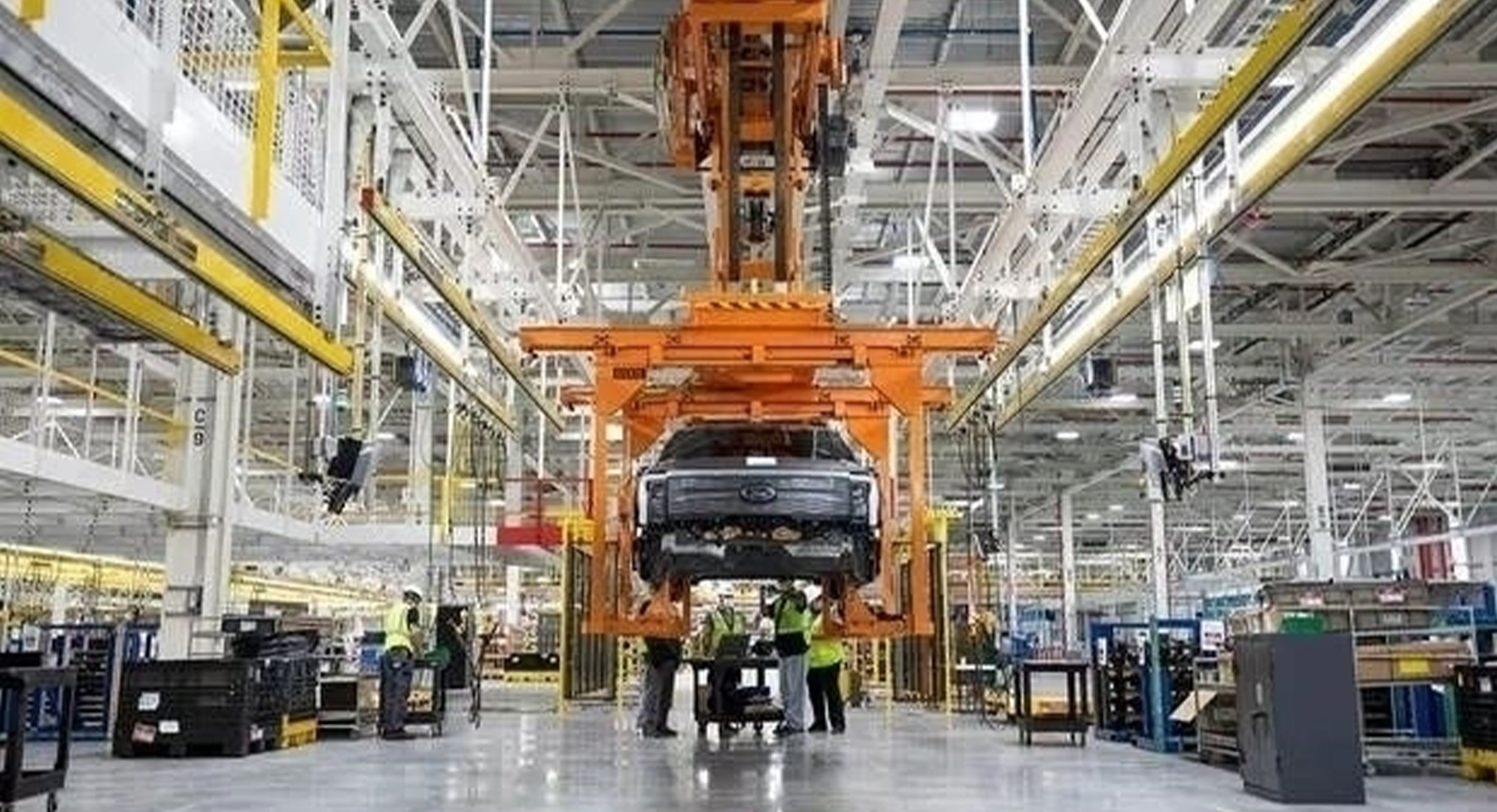 Produktion von Elektroautos (Ford, USA)